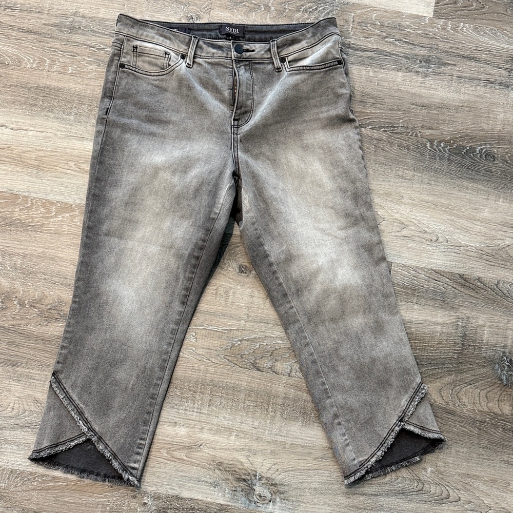 NYDJ Gray Ankle Jeans capri sz 8